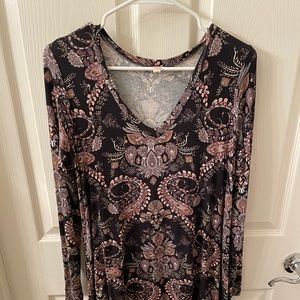 Womens tunic style top